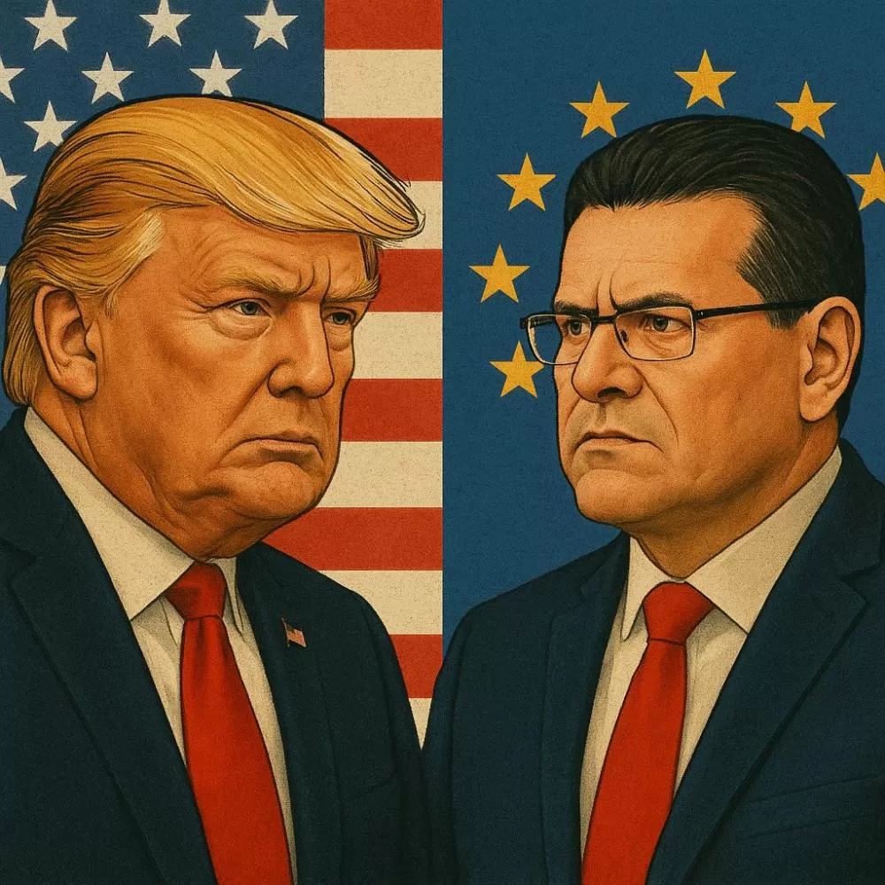 Trump Ameaça União Europeia com Tarifa de 50% e Mira iPhones Fabricados Fora dos EUA